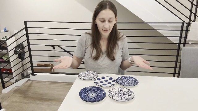 Amazon.com | Cerkik Ceramic Dessert Plates Set - 6 Inch Mini